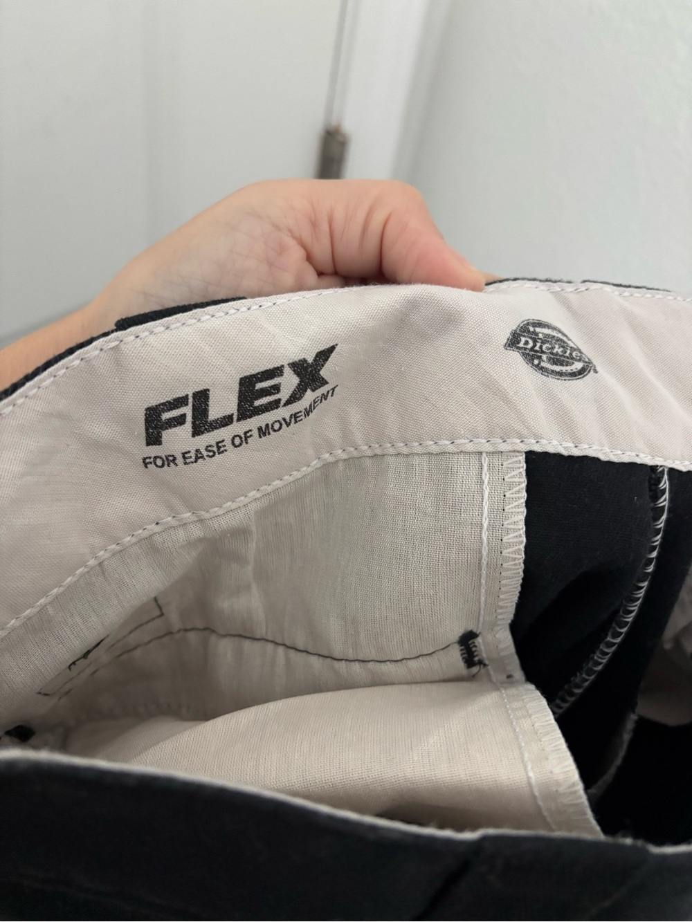 Black Dickies Flex Trousers Chino Pants 34x32 - Picture 4 of 5